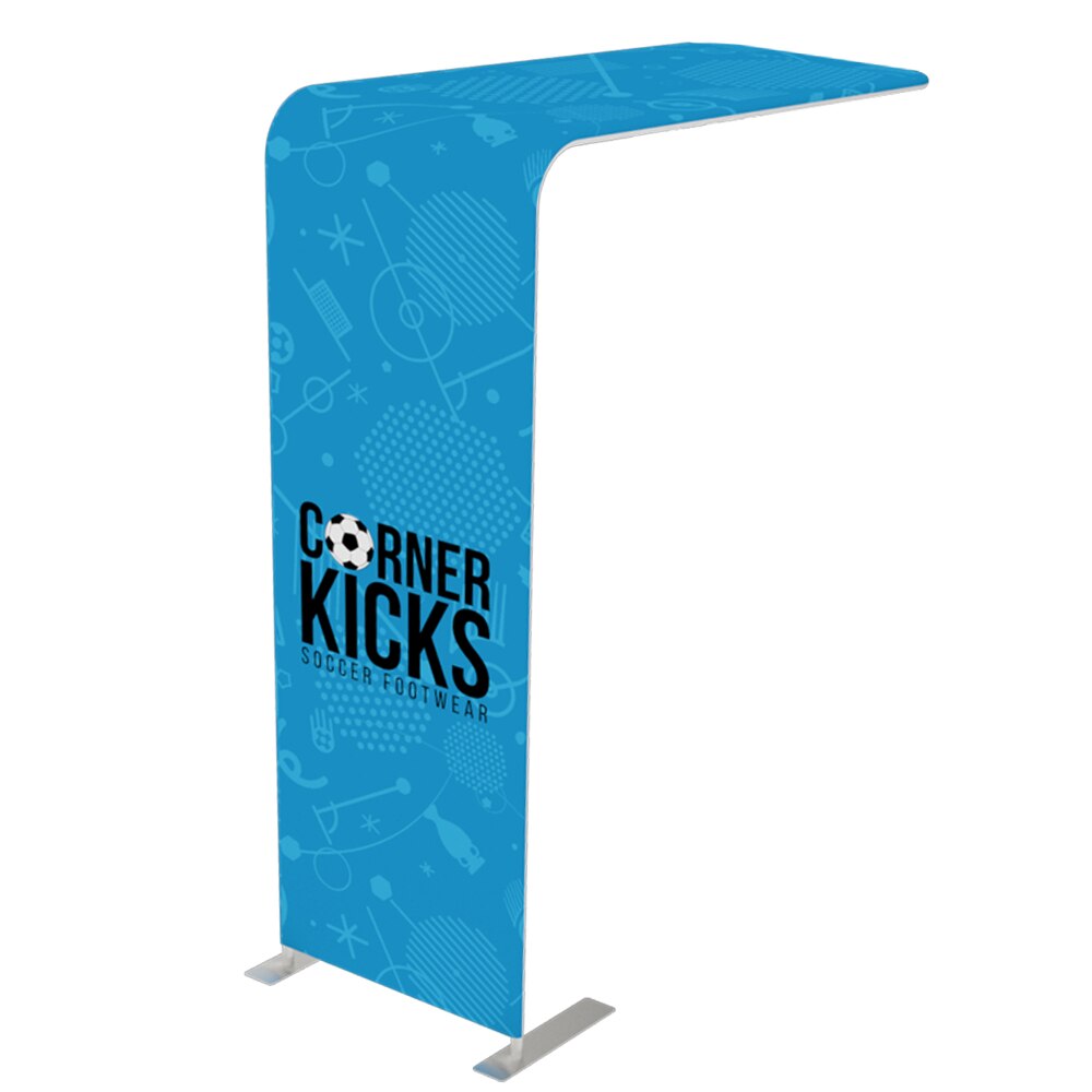 EZ Stand Bridge — Double Sided Graphic Only Precut for Monitor and 2 Shelves / No mount